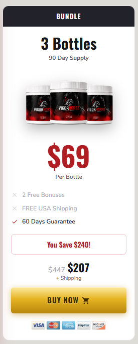 VigorHorse 3 bottle Price